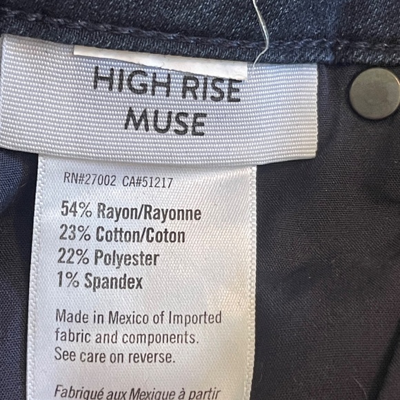 PAIGE Muse High Rise Jeans in Lana Dark Wash, Sz 28 - Picture 9 of 14